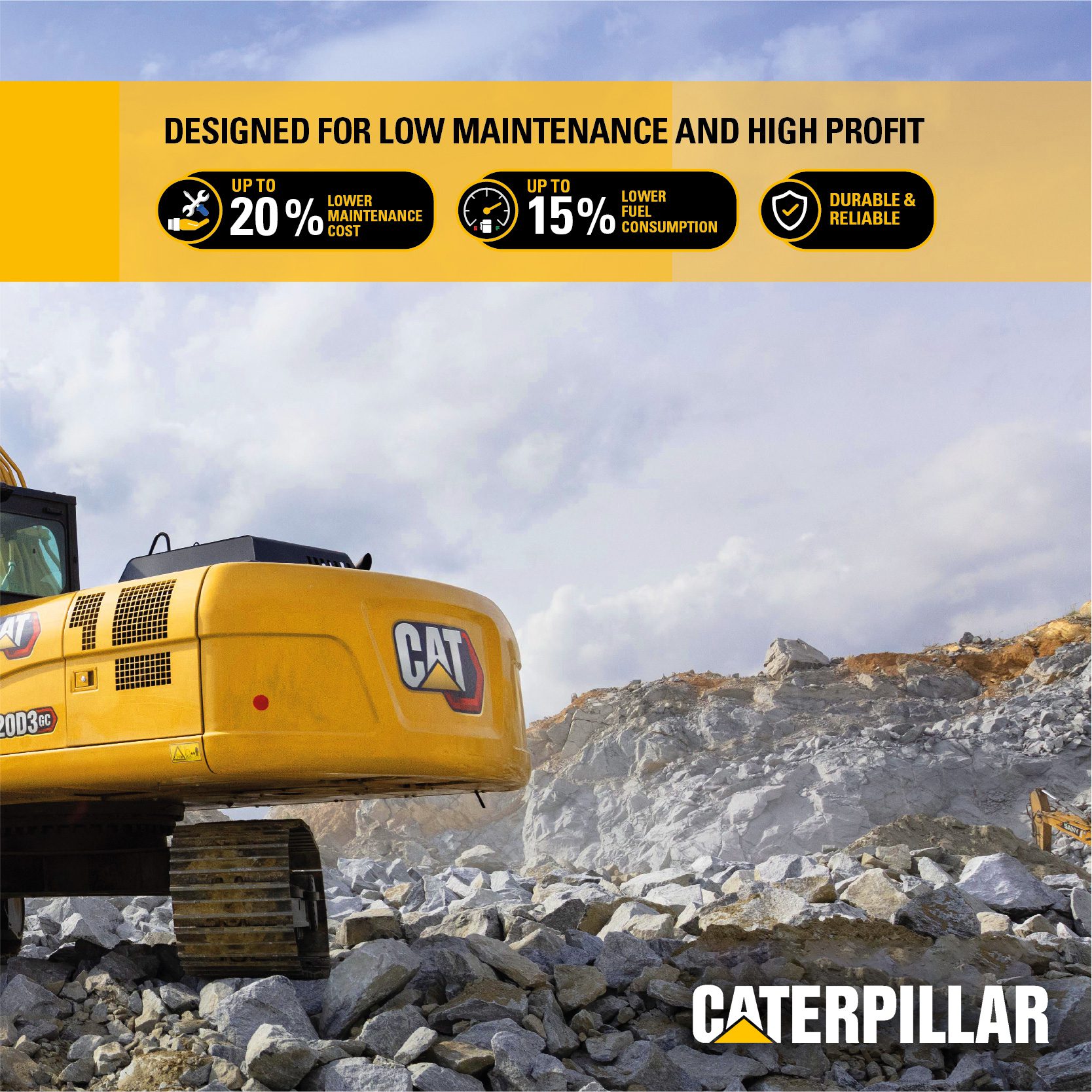 CAT 320D3 GC_Billboard & KV